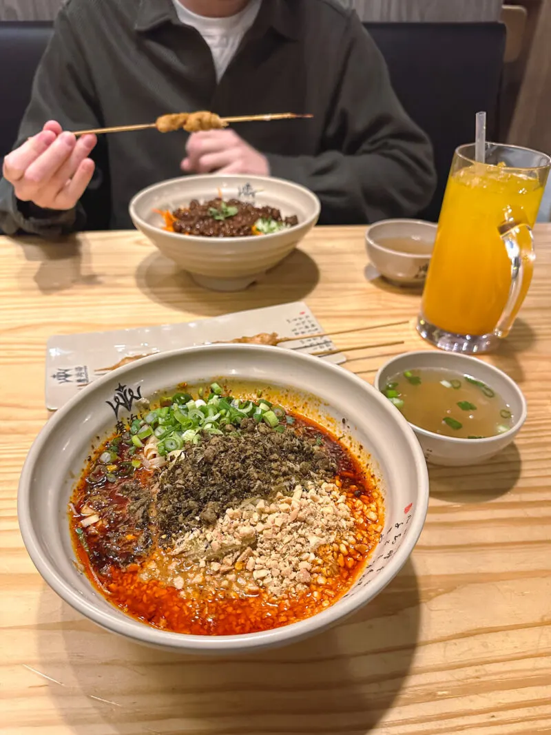 Dan Dan Noodles from Mogouyan Hand Pulled Noodle in Toronto