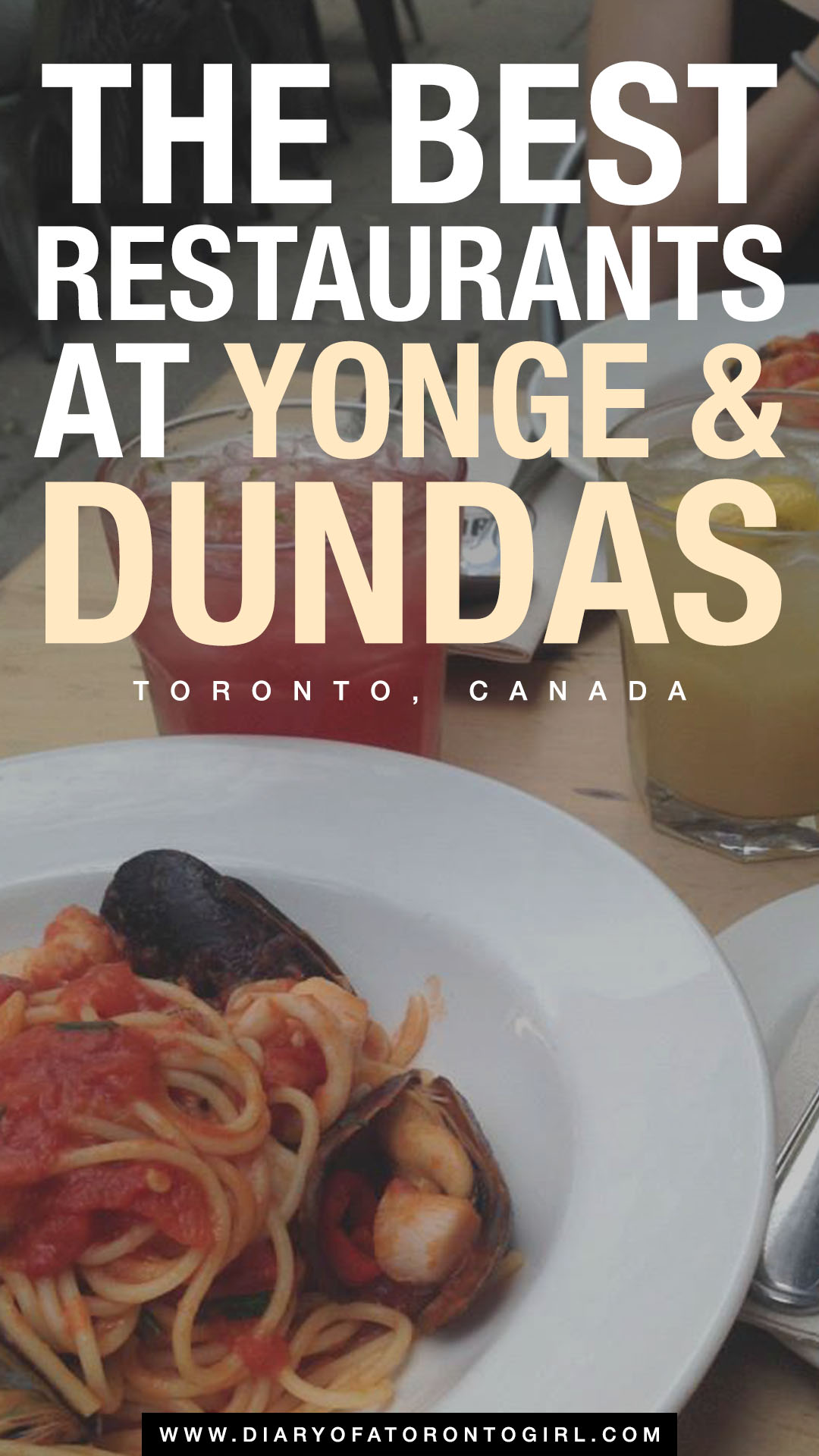 Best restaurants at Yonge & Dundas in Toronto