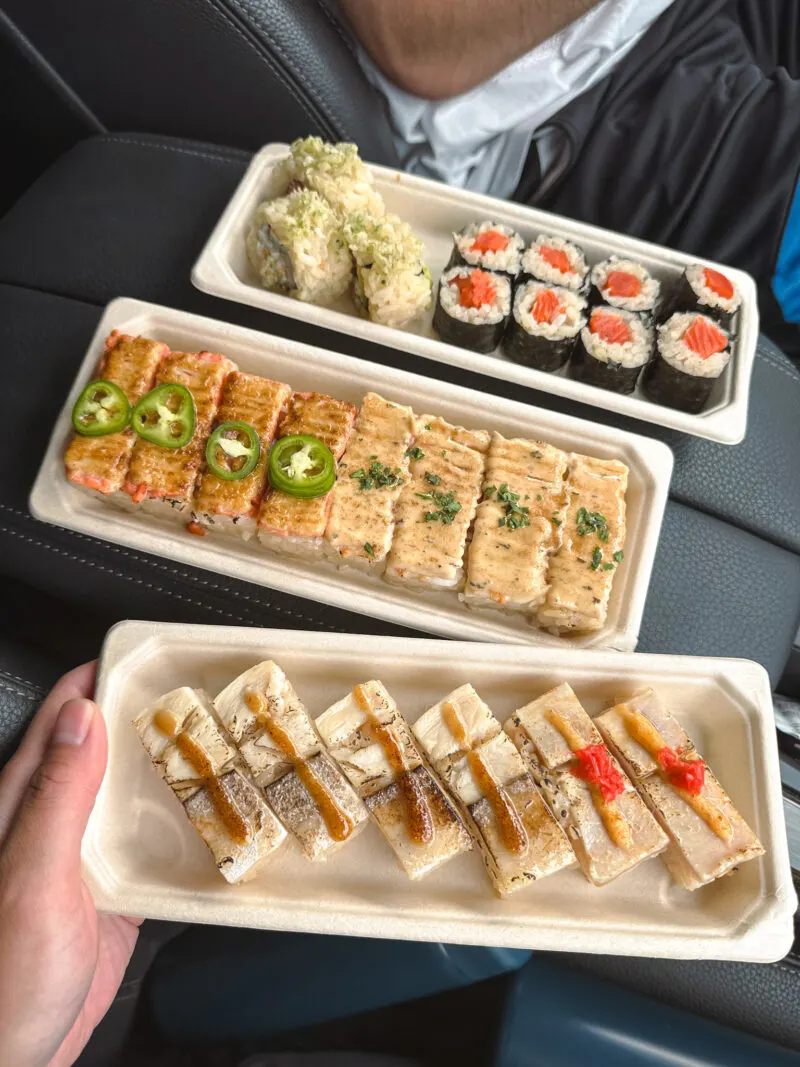 Aburi TORA takeout at Yorkdale Mall in Toronto