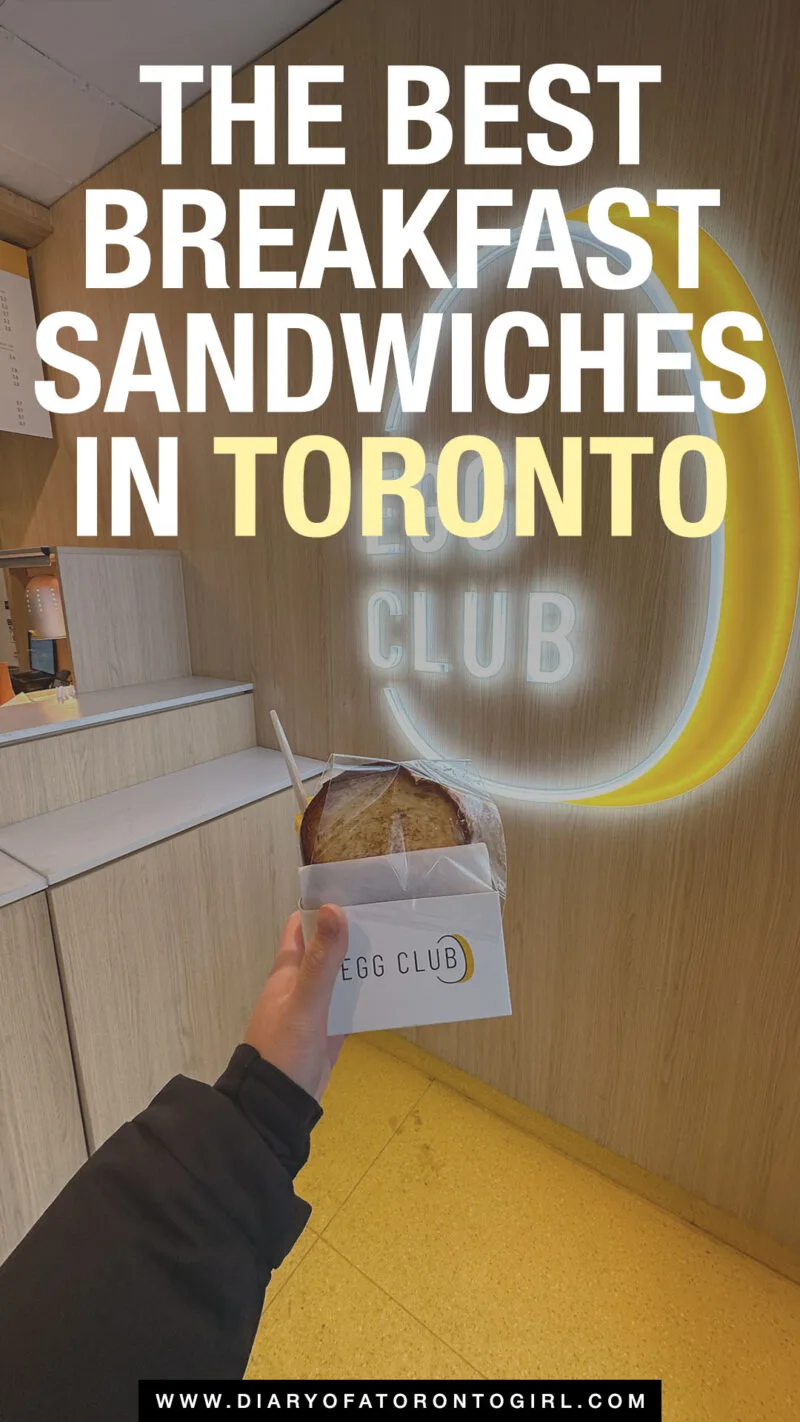 Best breakfast sandwiches in Toronto