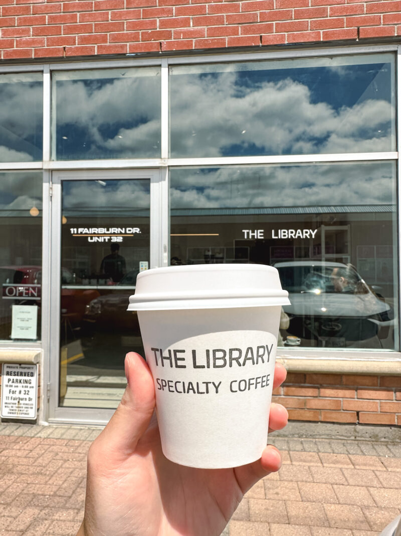 Piccolo from The Library Specialty Coffee in Markham, Ontario