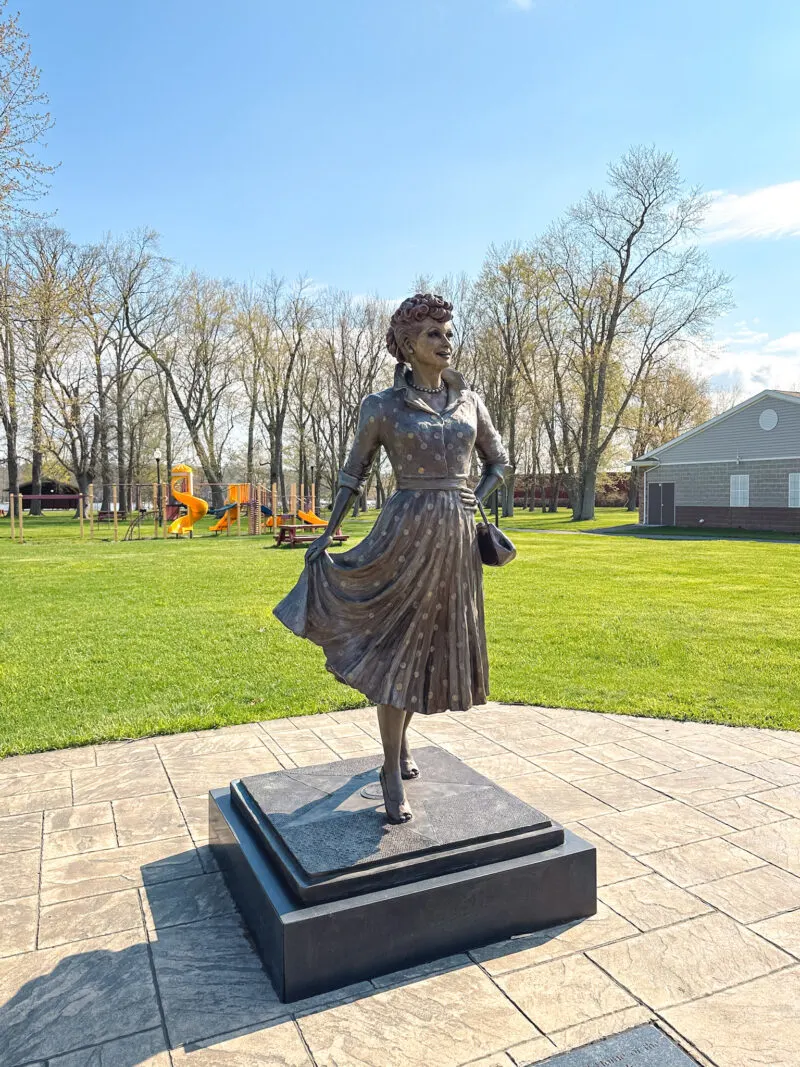Lucille Ball Memorial Park by Chautauqua Lake in Celoron, NY