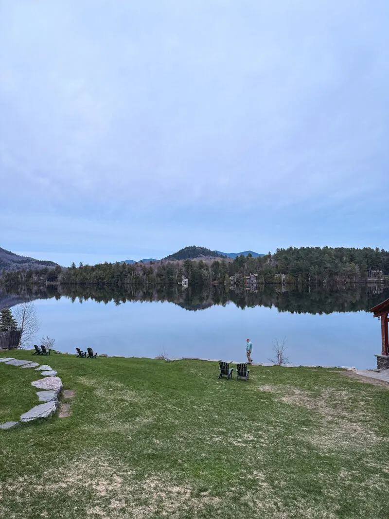 Mirror Lake in Lake Placid, NY