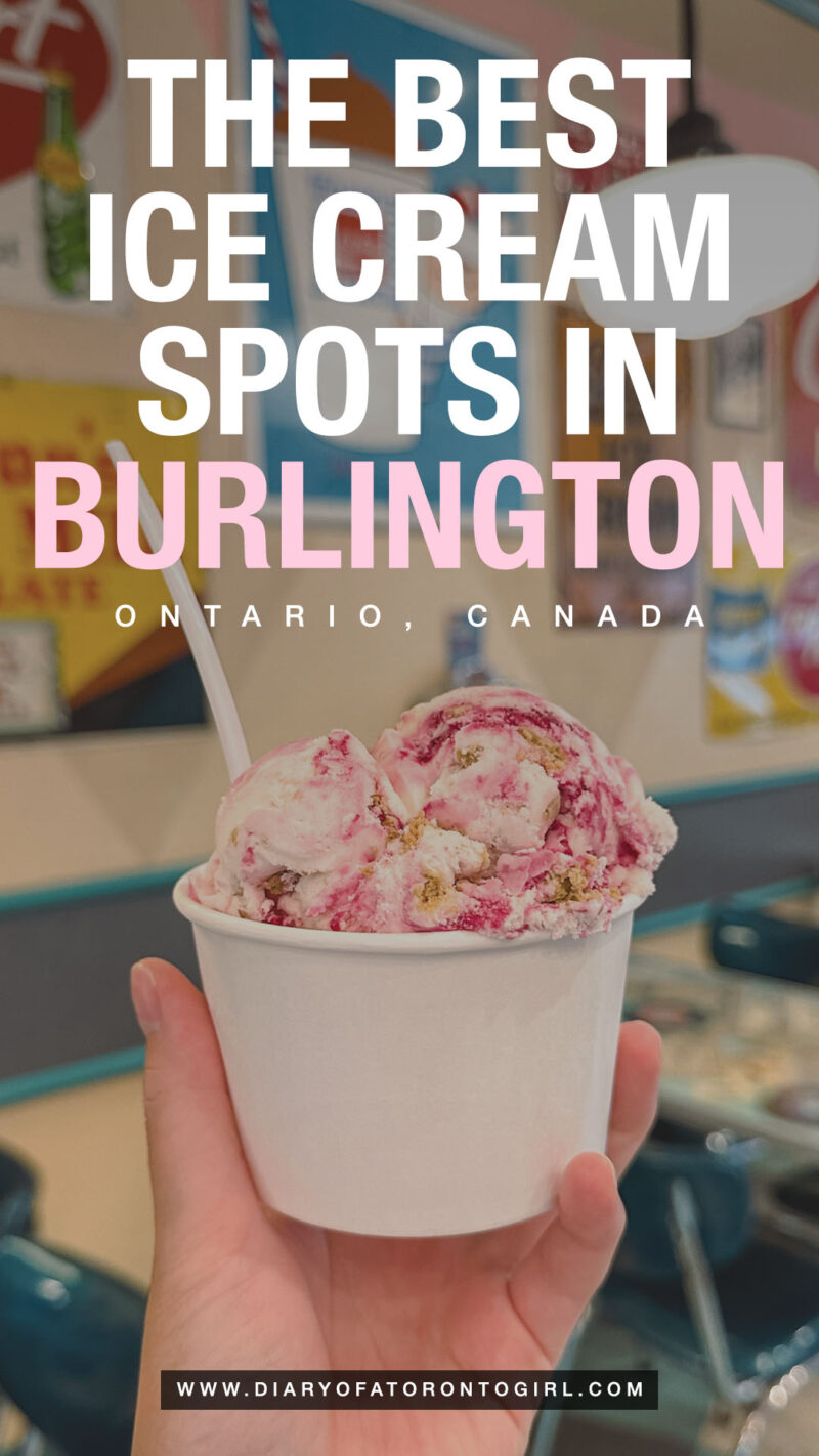 Best ice cream spots in Burlington, Ontario