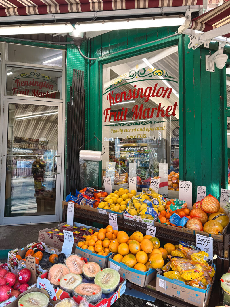Kensington Market Fruit Market in Toronto