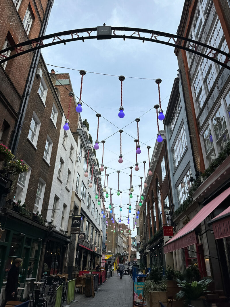 Shopping on Carnaby Street, London, UK