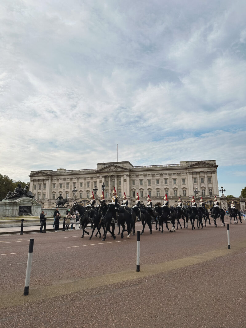 Changing of The King's Guard at Buckingham Palace in London, UK