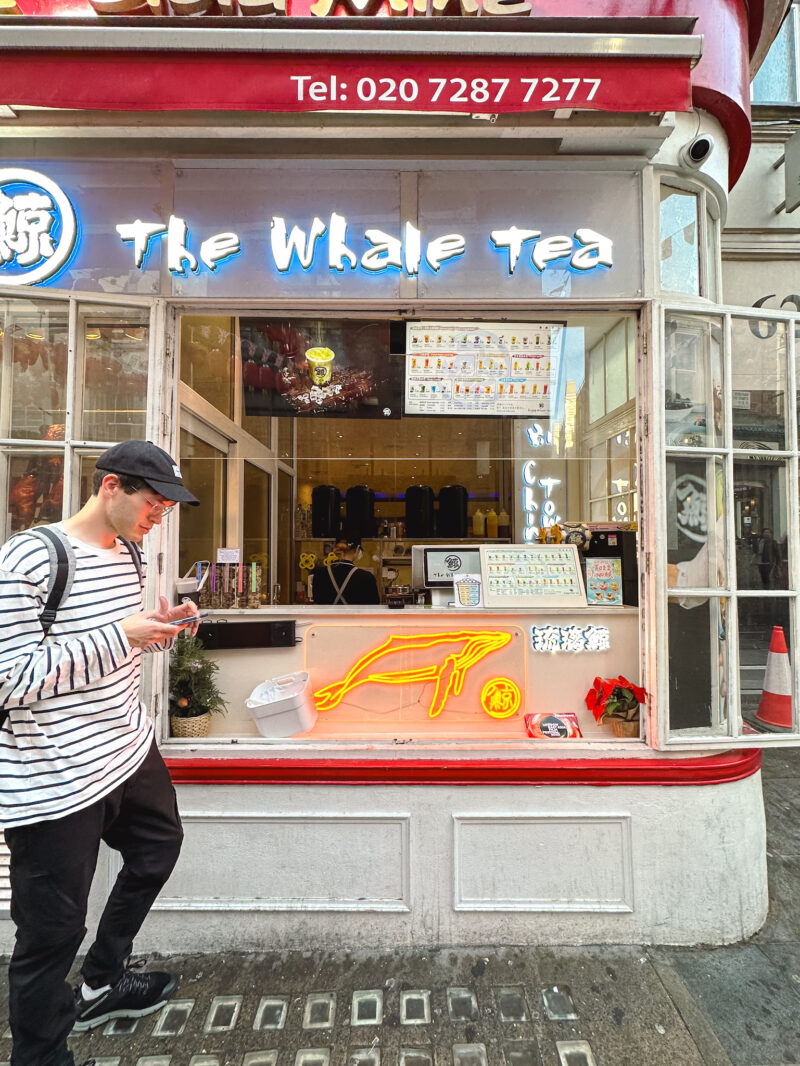 The Whale Tea in London Chinatown UK